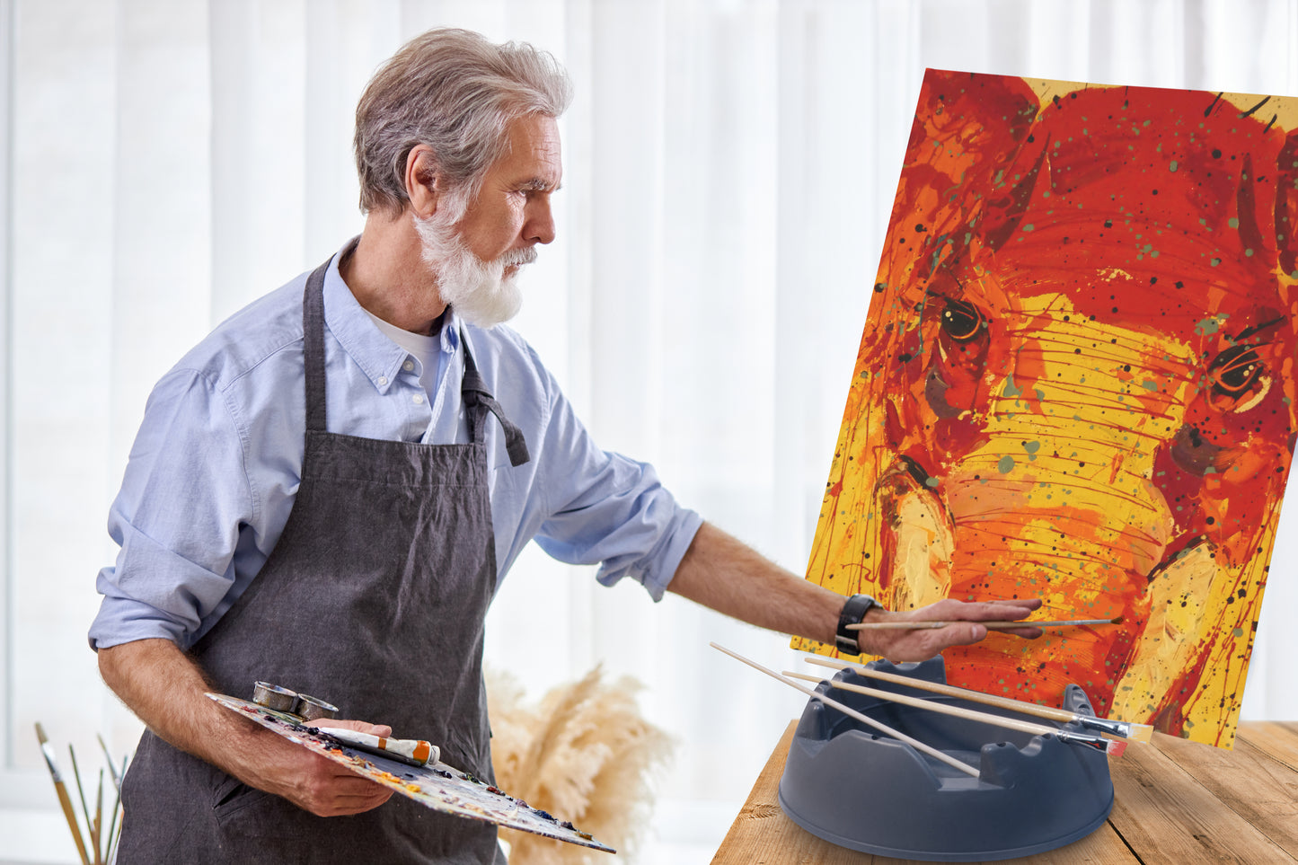 GoEasel Complete Painting Station (Grommet Exclusive Bundle)